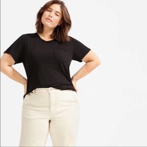 everlane cotton box cut tee